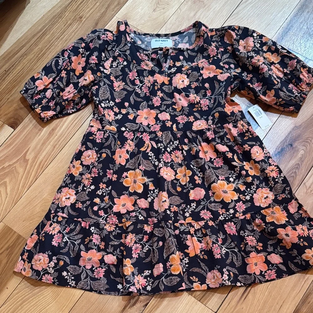 old navy orange floral dress Large & White Weathered West Collective and xl (18)machine wash according to the care instruction label . Old Navy Old Navy Womens